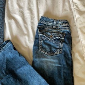 Silver bootcut jeans waist 30 length 33
